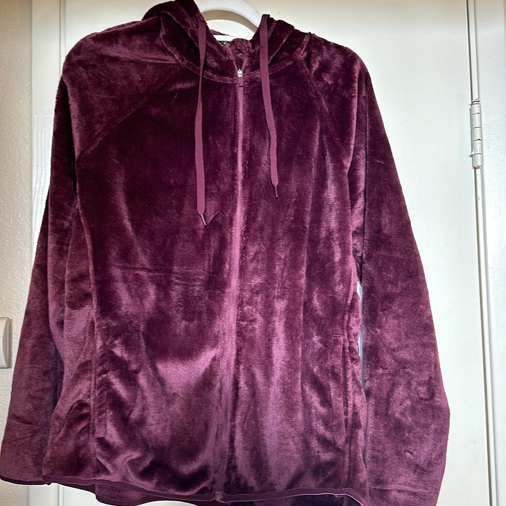 New purple light weight but warm velour jacket